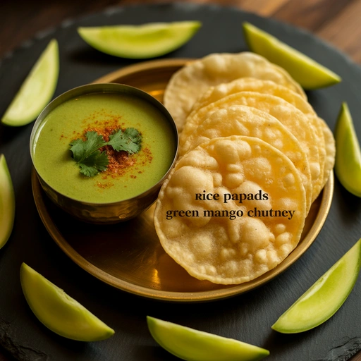 米薄饼青芒果酸辣酱