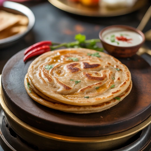 棕色黄油千层薄饼